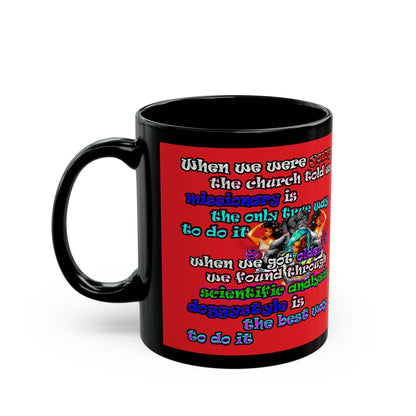 doggystyle - Black Mug (red)