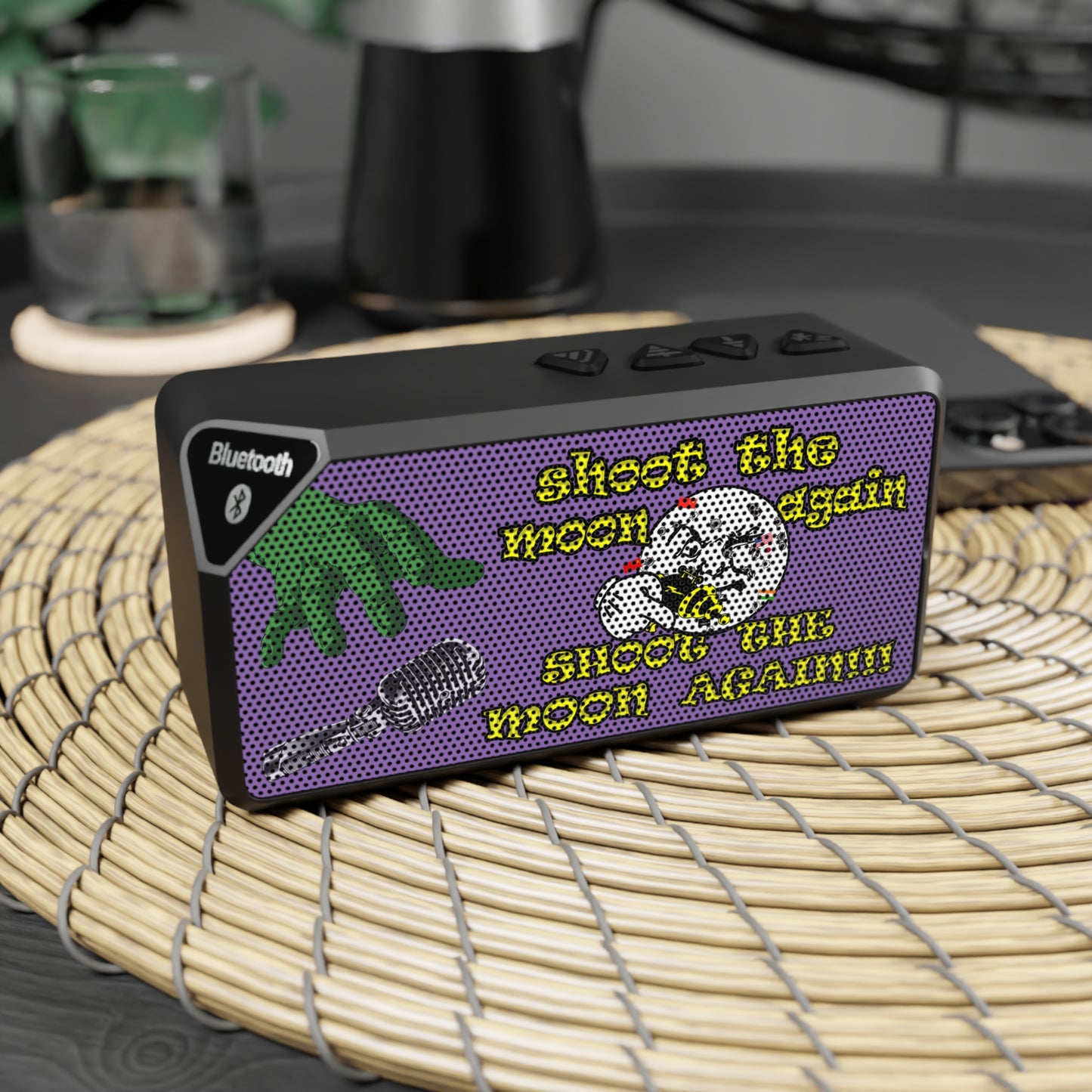shoot the moon again - Jabba Bluetooth Speaker (light purple)