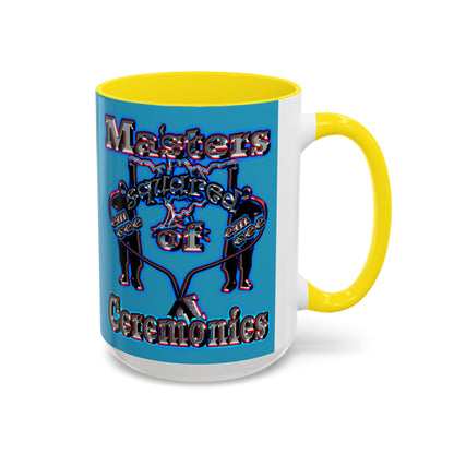 em cee squared - Accent Mug (turquoise)