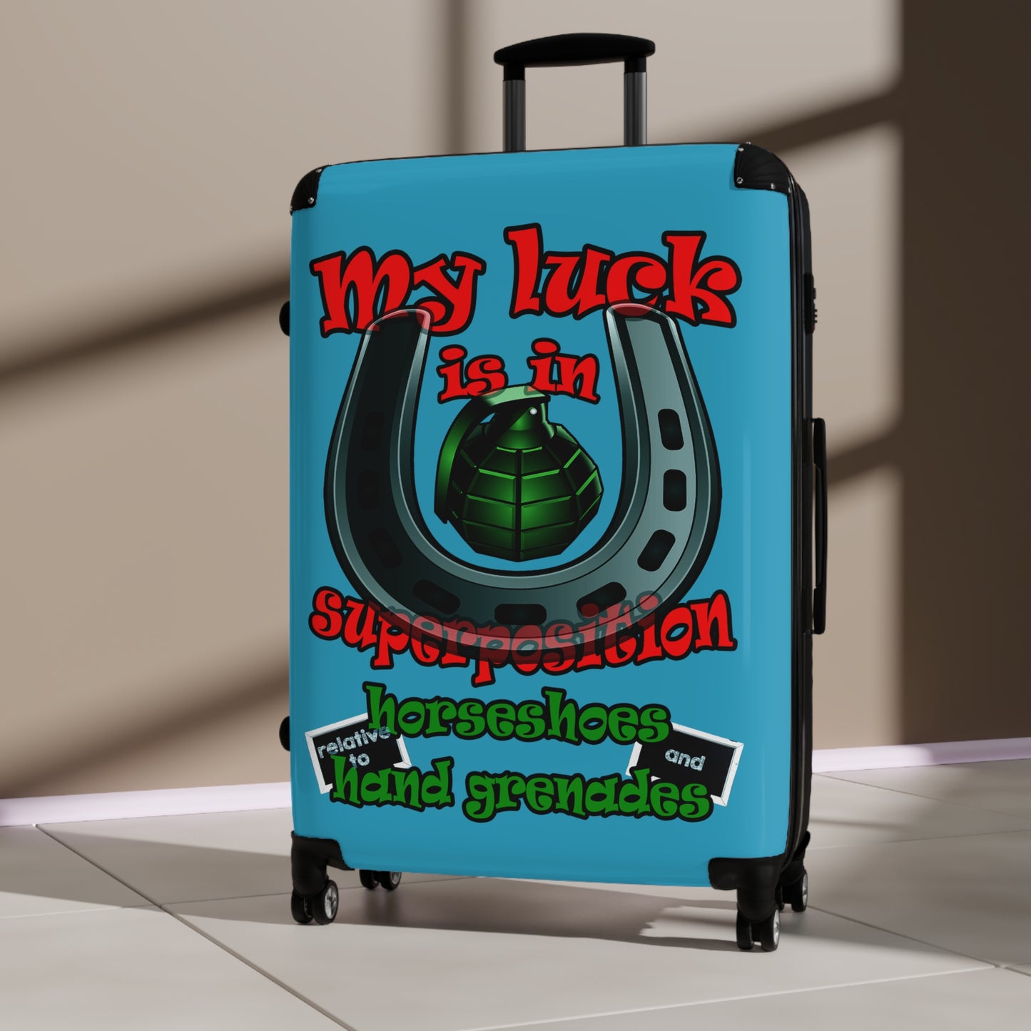 my luck - Suitcase (turquoise)