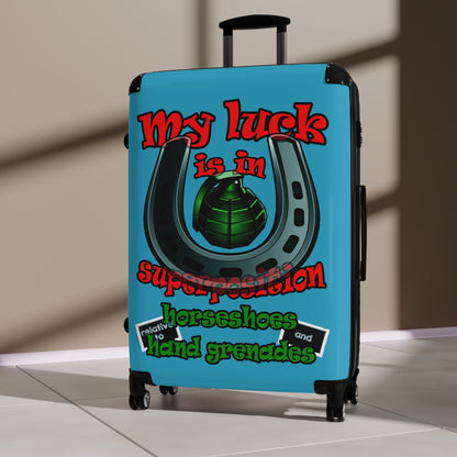 my luck - Suitcase (turquoise)