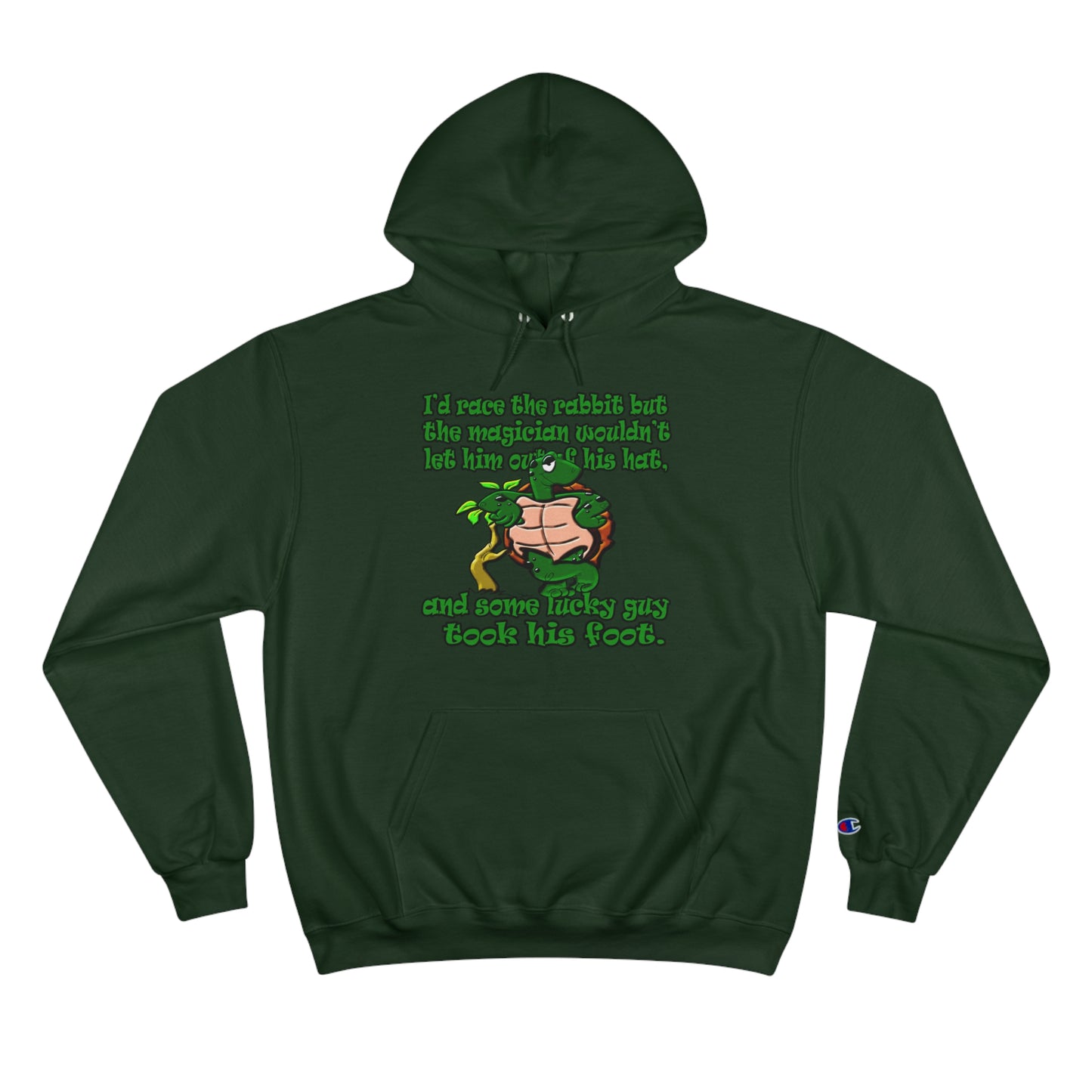 turtle race - Champion Hoodie