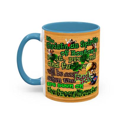 christmas spirits of boston - Accent Mug (butterscotch wood finish)
