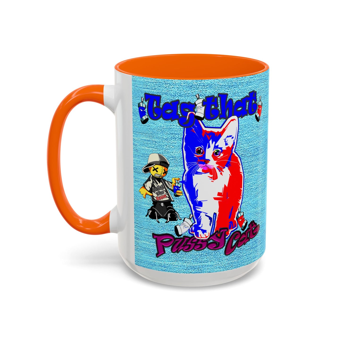 tag that - Accent Mug (faded blue)