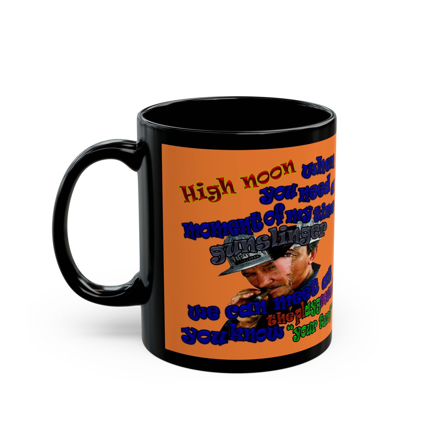 high noon - Black Mug (crusta)