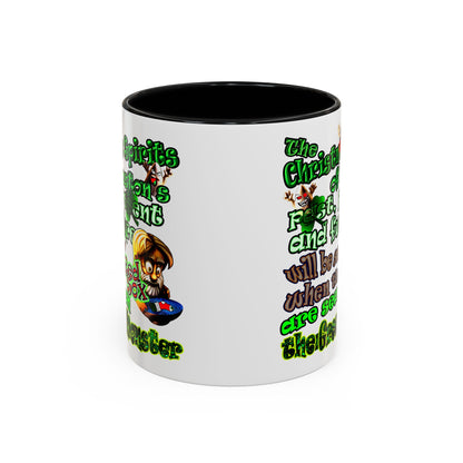christmas spirits of boston - Accent Mug (white)