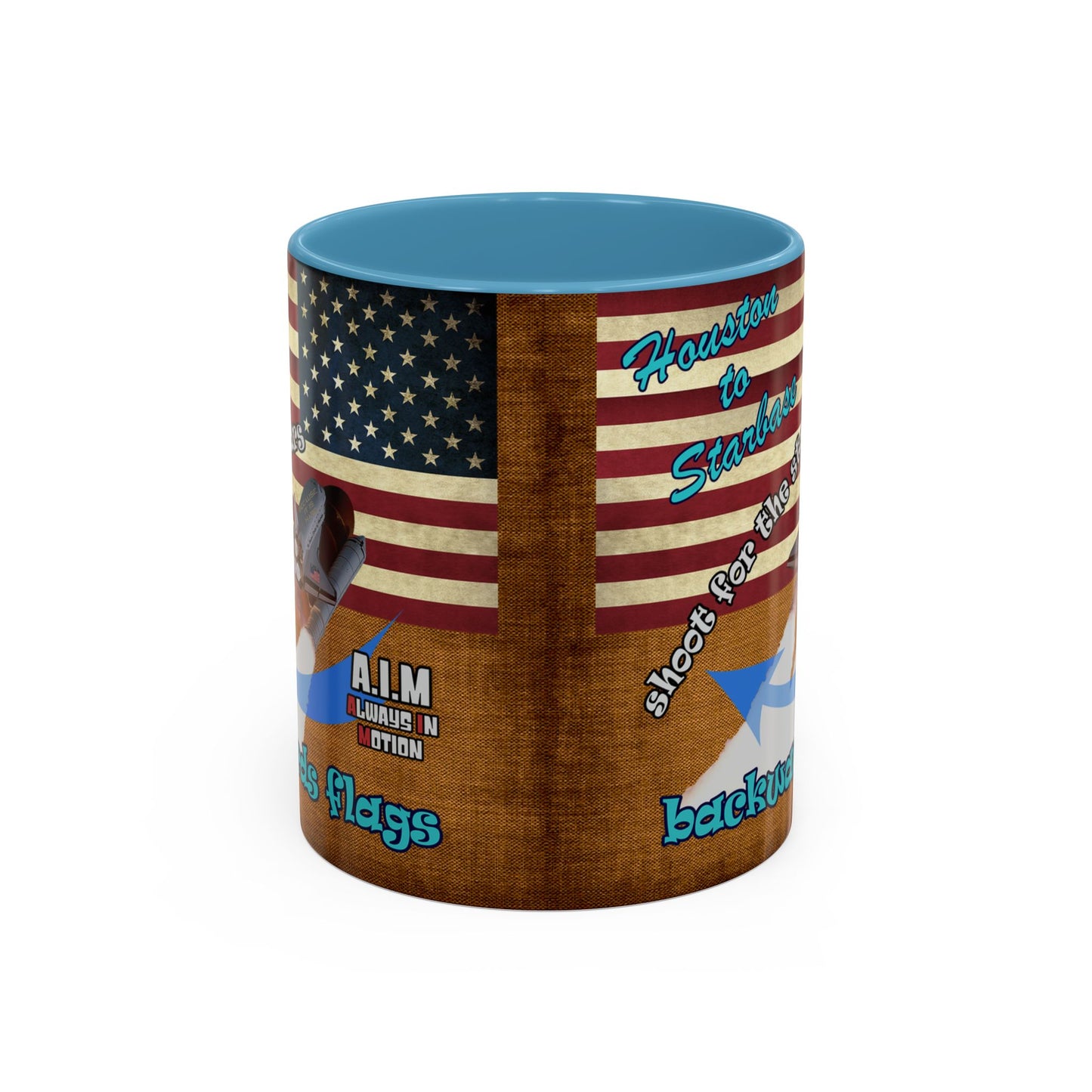 shoot for the stars - Accent Mug (brown papyrus)
