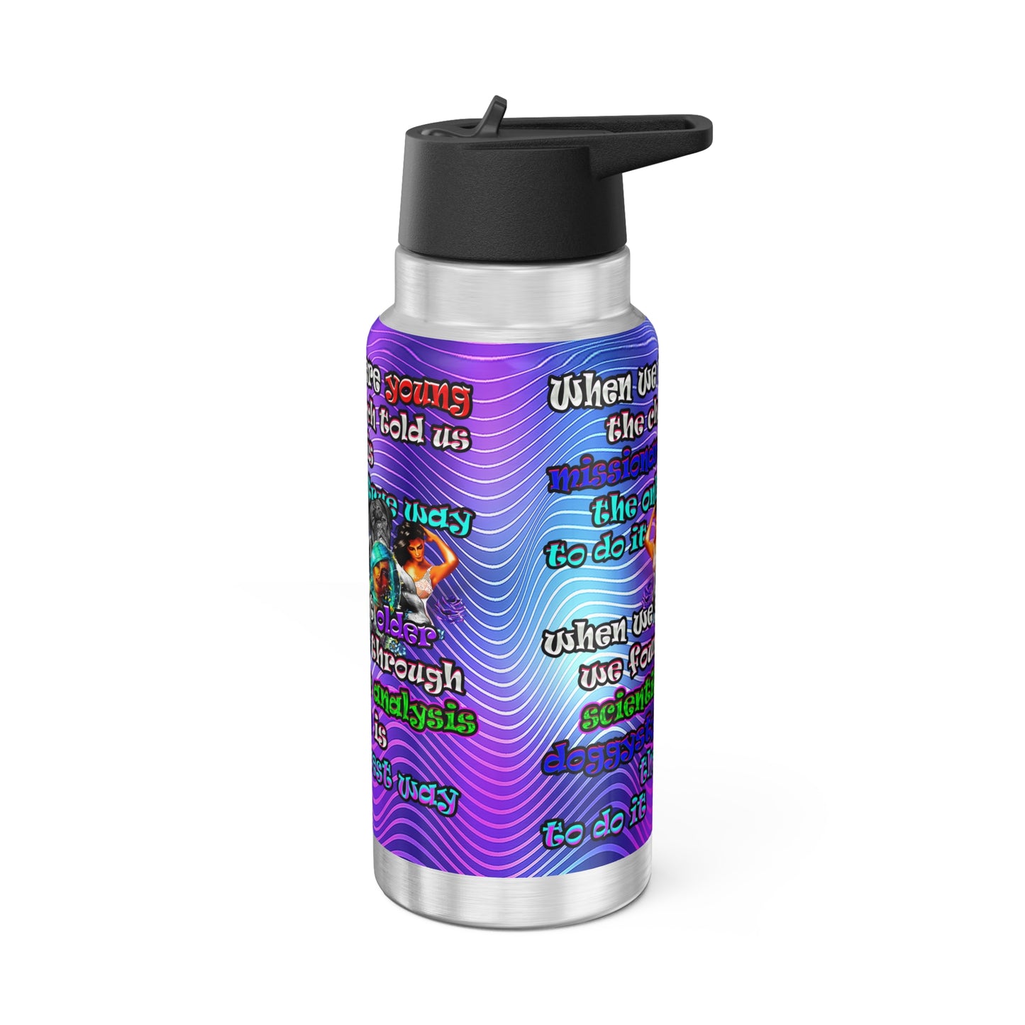 doggystyle - Gator Tumbler, 32oz  (purple wave)