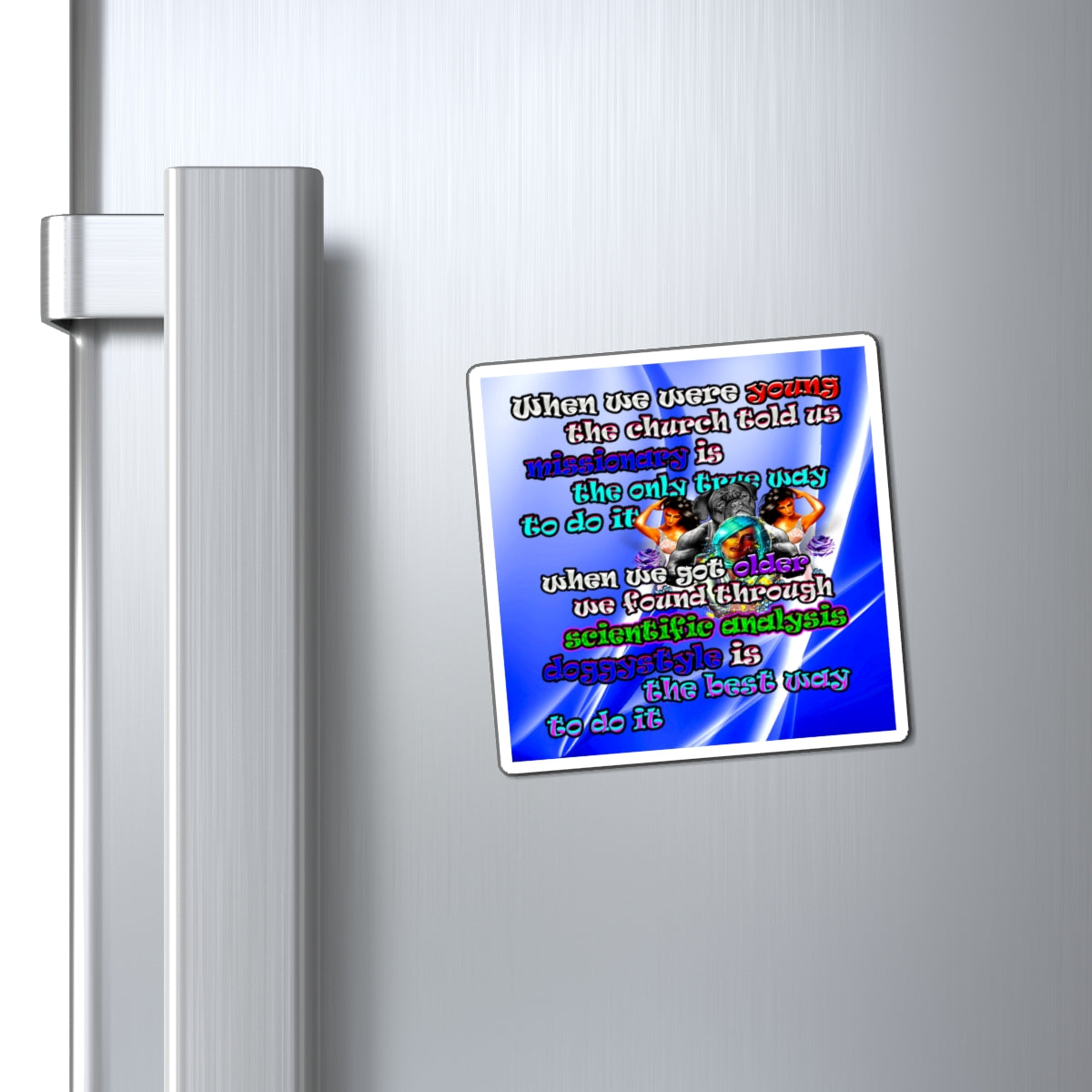doggystyle - Magnets - (blue-white wave)