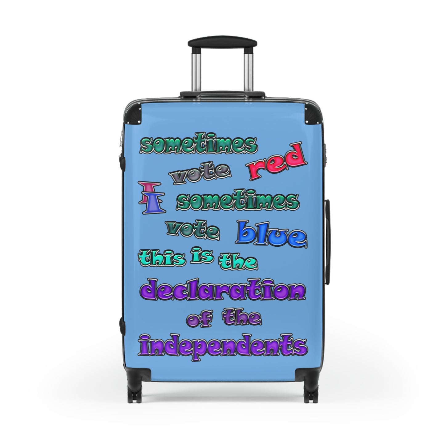 declaration of the independents - Suitcase (light blue)