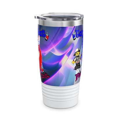 tag that - Ringneck Tumbler, 20oz (grey-pink wave)