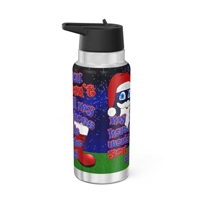 santa's shoes - Gator Tumbler, 32oz  ('snoops' background)