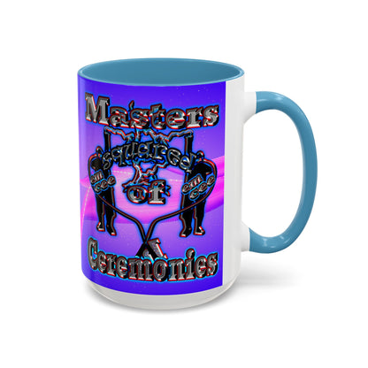 em cee squared - Accent Mug (purple-pink wave)