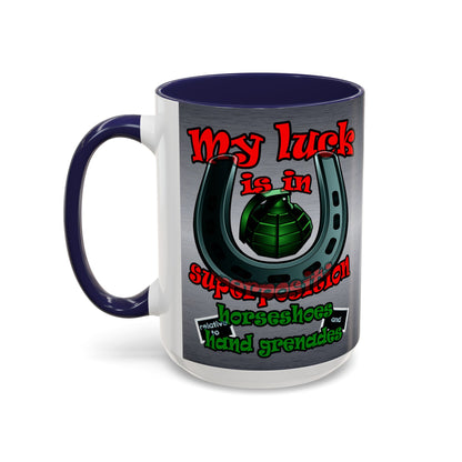 my luck - Accent Mug (brushed nickel)