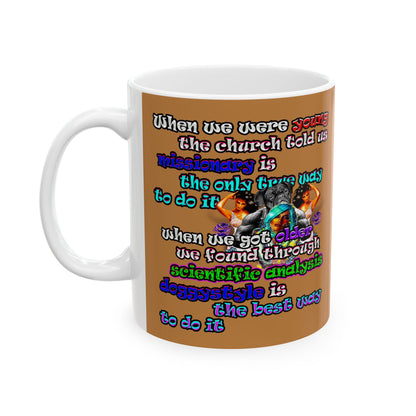 doggystyle - White Mug (light brown)