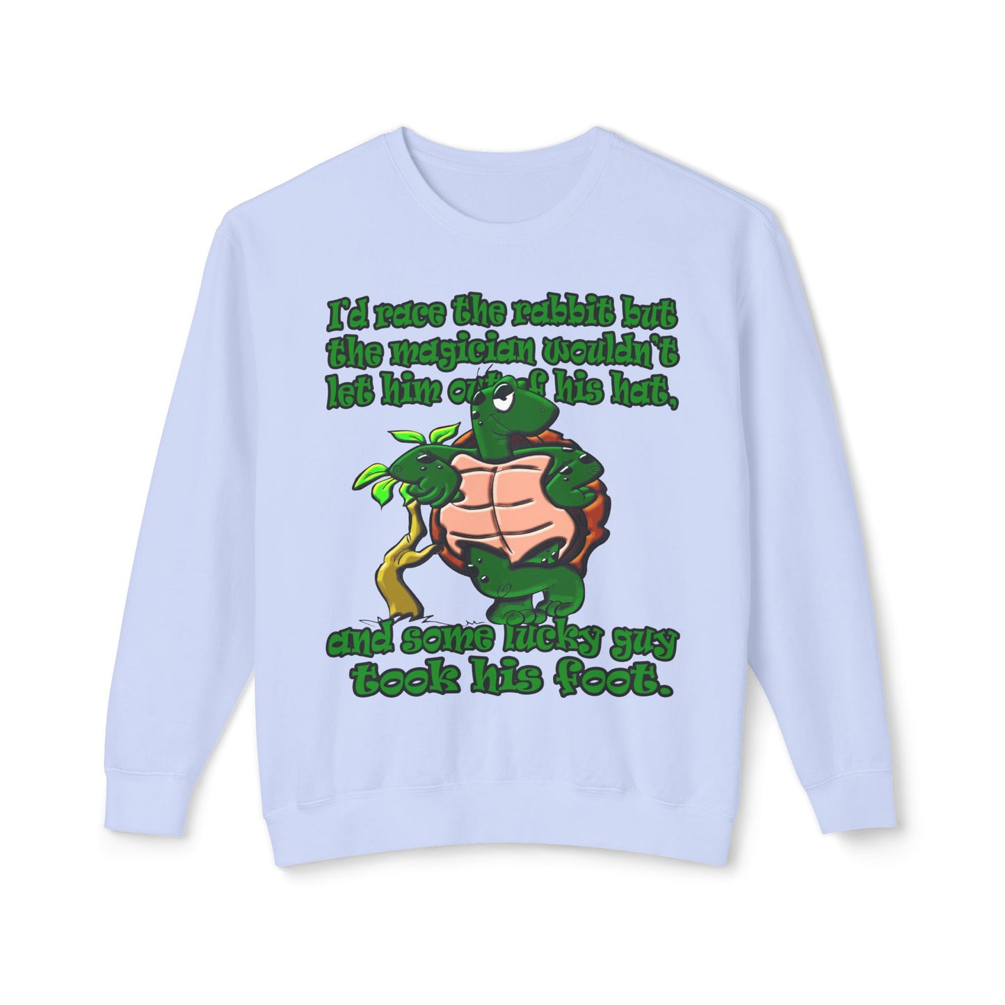 turtle race - Unisex Lightweight Crewneck Sweatshirt