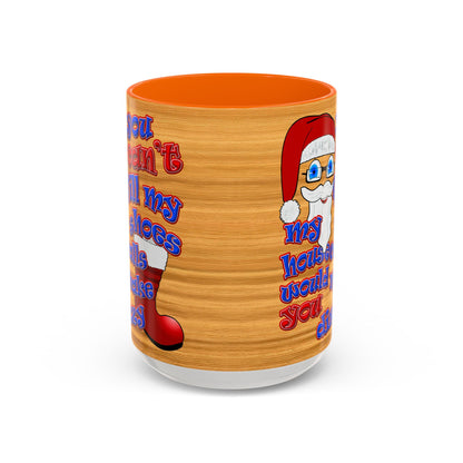 santa's shoes - Accent Mug (butterscotch wood finish)