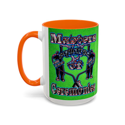 em cee squared - Accent Mug (green turf)