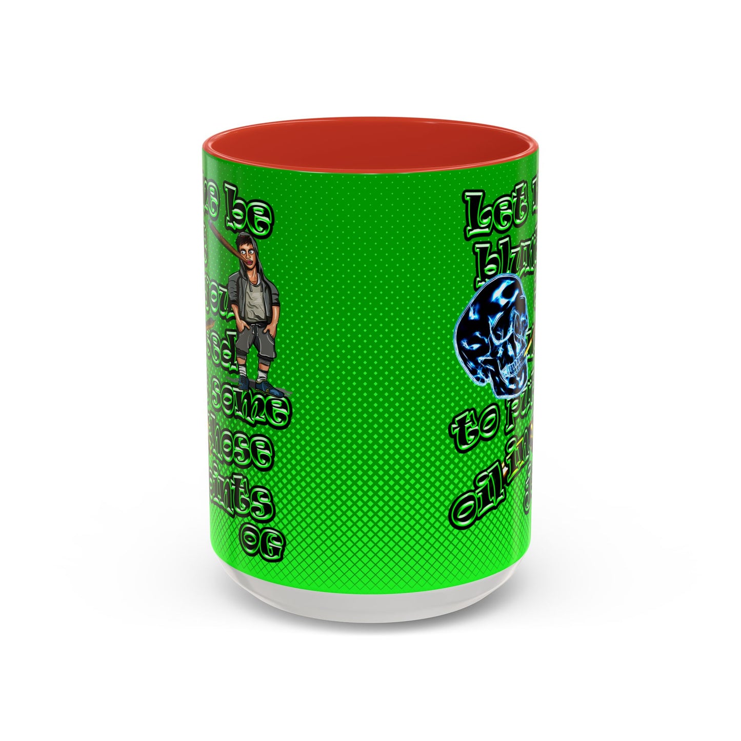 og - Accent Mug (logo green)