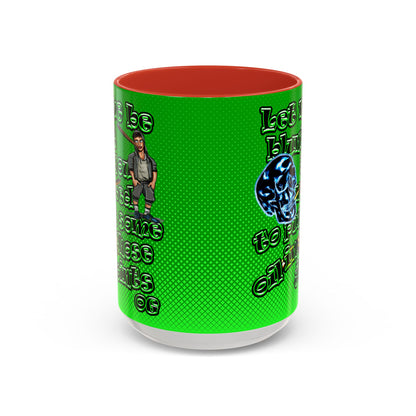 og - Accent Mug (logo green)