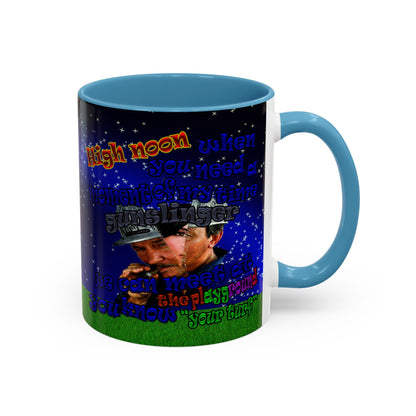 high noon - Accent Mug ('snoops' background)