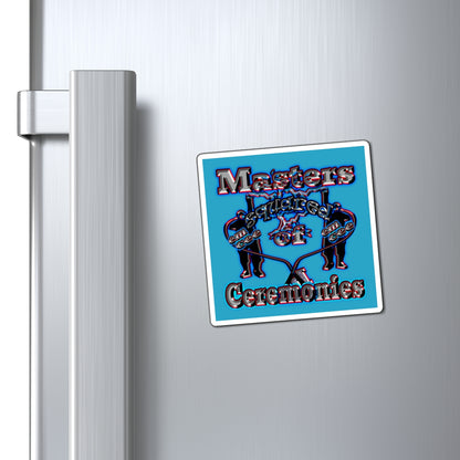 em cee squared - Magnets - (turquoise)