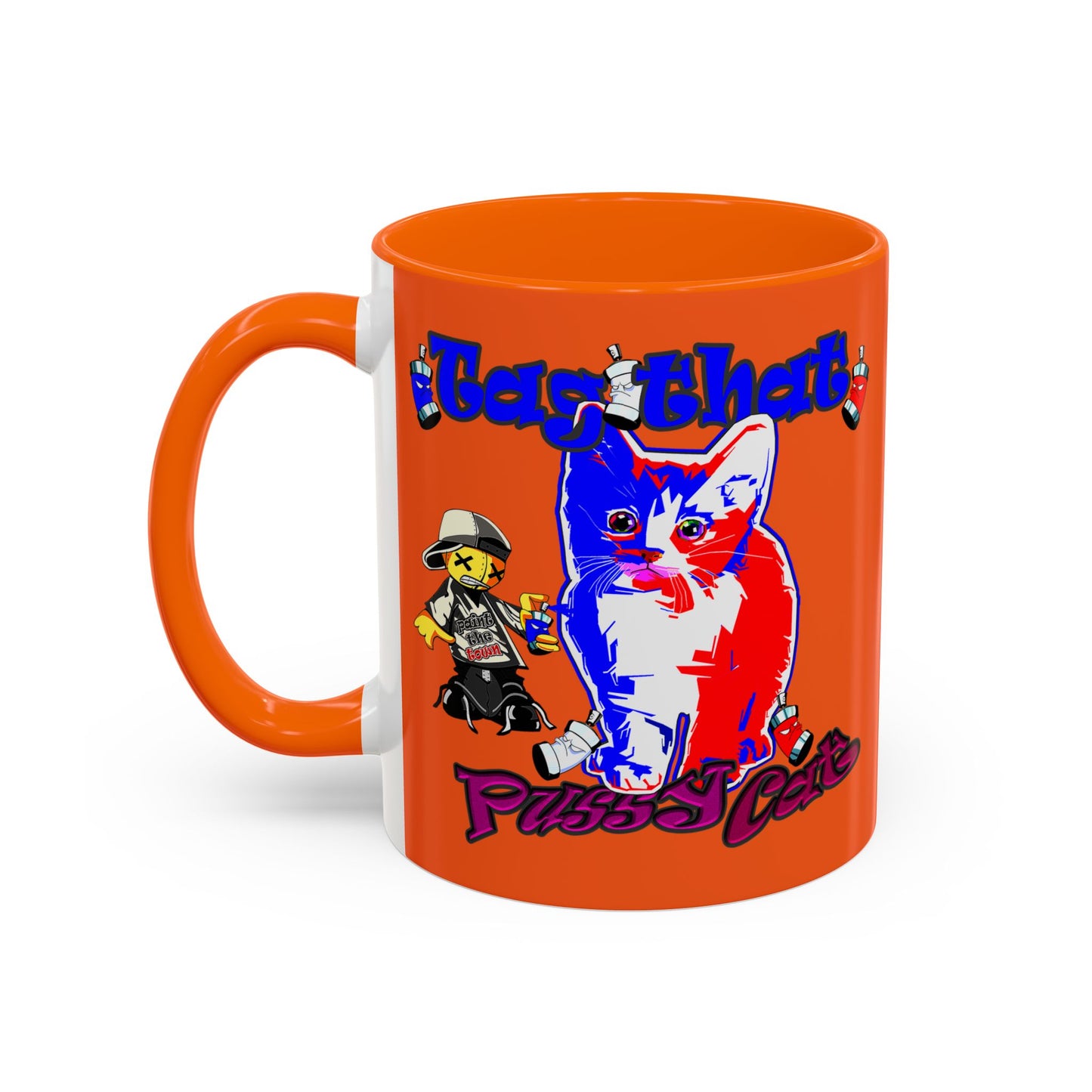 tag that - Accent Mug (orange)