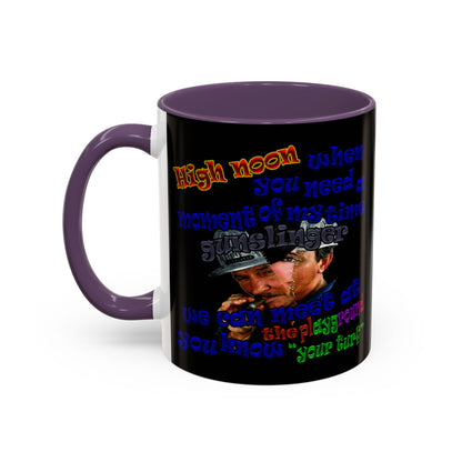 high noon - Accent Mug (black)