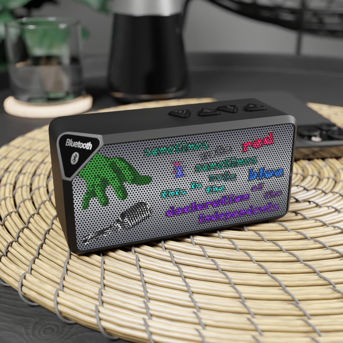 declaration of the independents - Jabba Bluetooth Speaker (brushed nickel)