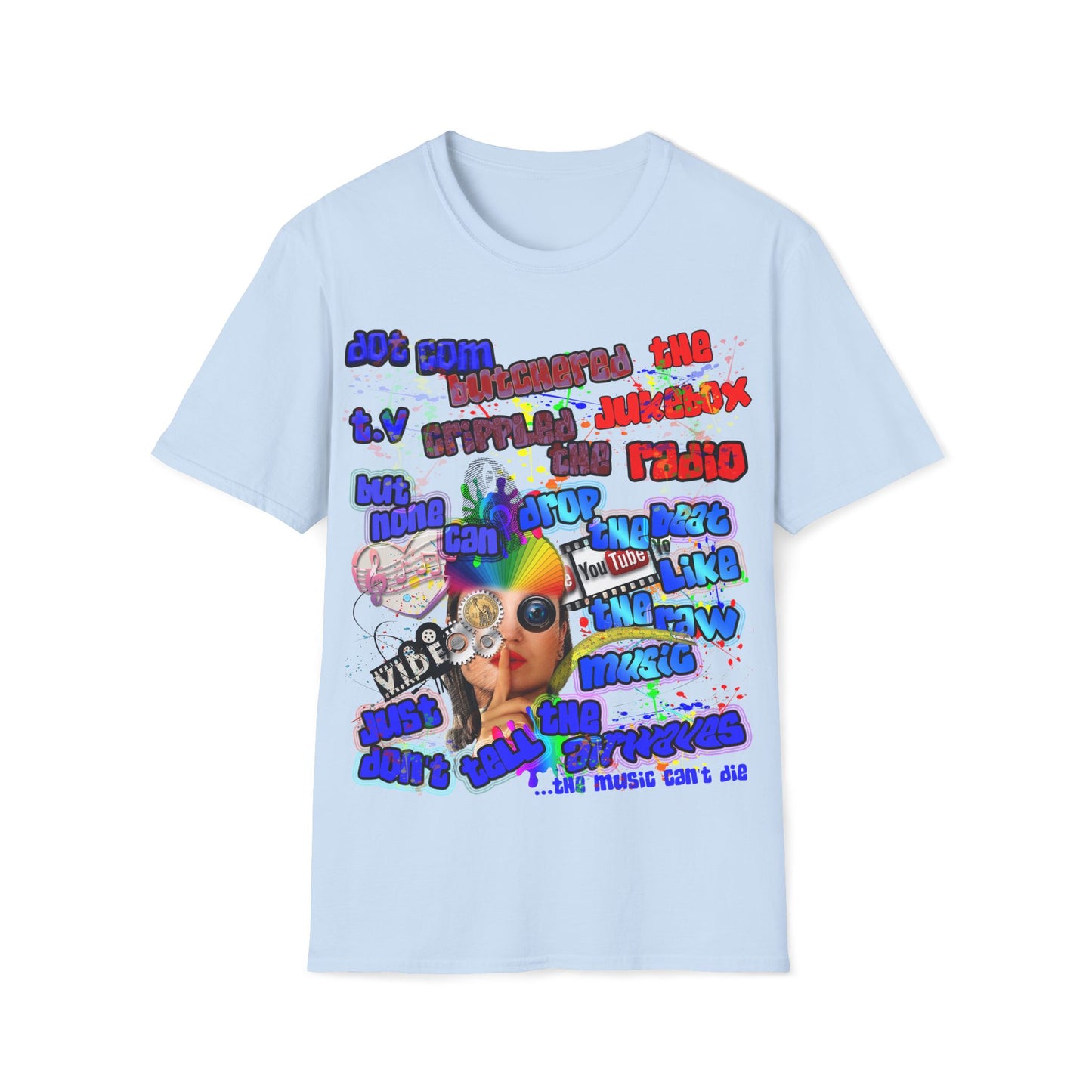 drop the beat - Unisex Softstyle T-Shirt