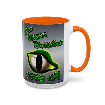 green monster - Accent Mug (brushed nickel)