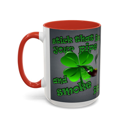 celtics logo - Accent Mug (grey-light grey)