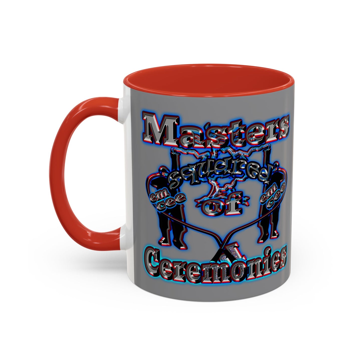 em cee squared - Accent Mug (grey)