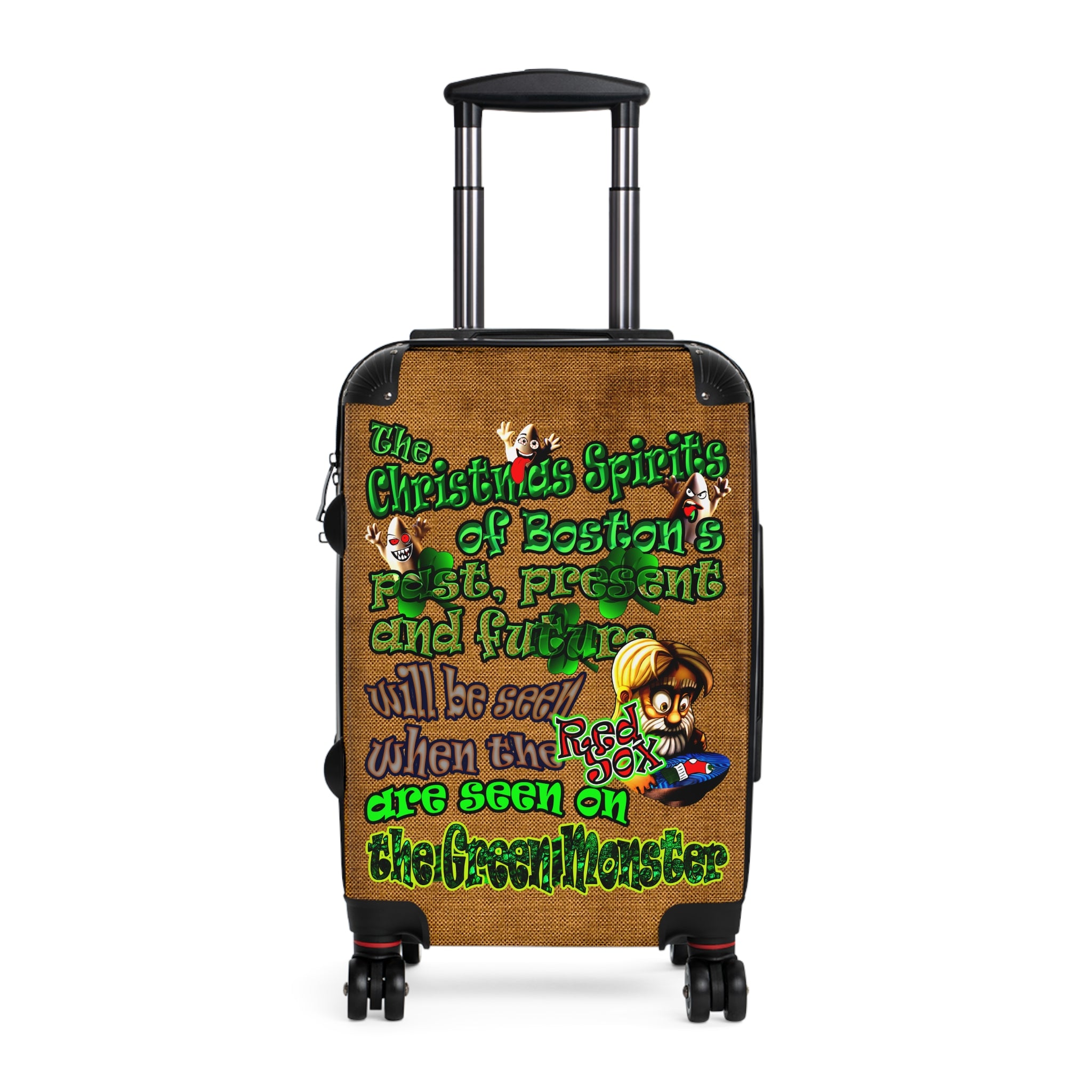 christmas spirits of boston - Suitcase (brown papyrus)