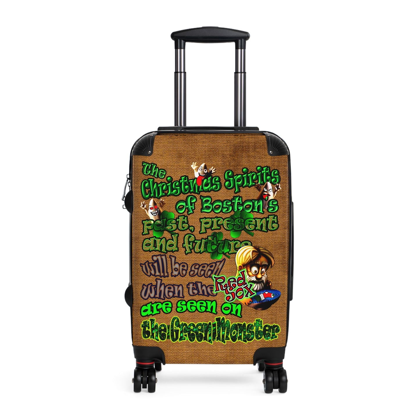 christmas spirits of boston - Suitcase (brown papyrus)