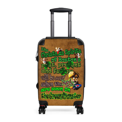 christmas spirits of boston - Suitcase (brown papyrus)