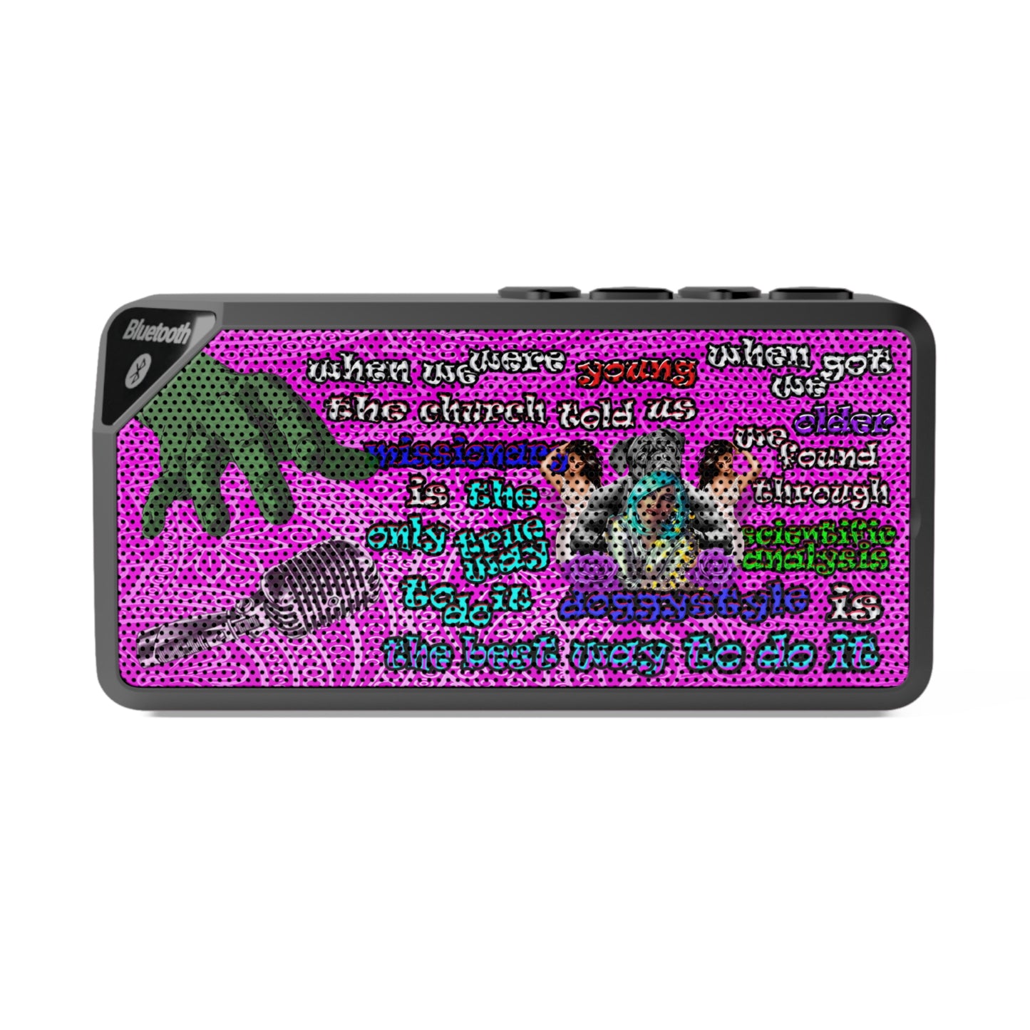 doggystyle - Jabba Bluetooth Speaker (pink swirl)