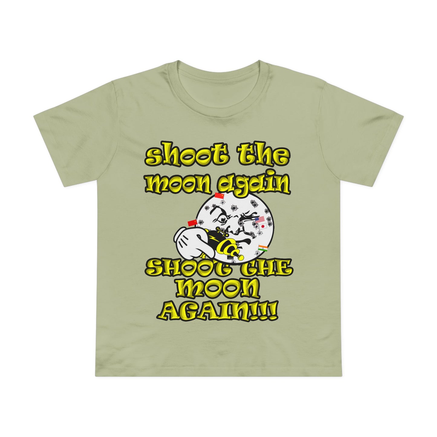 shoot the moon again - Women’s Maple Tee