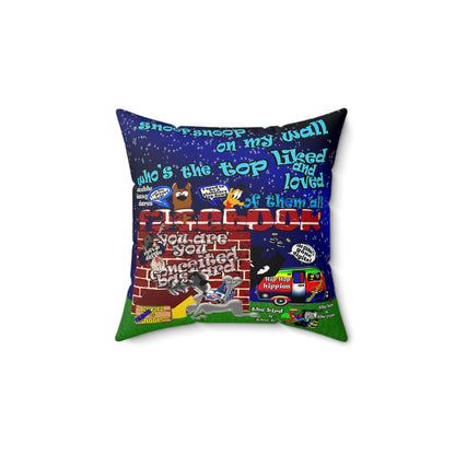 snoops - Faux Suede Square Pillow