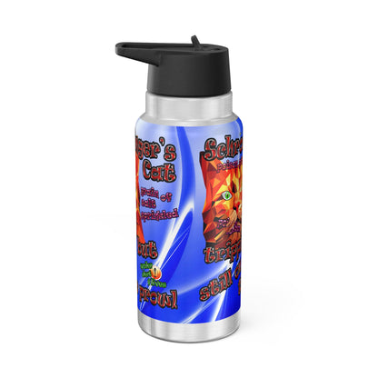 schrodinger's cat - Gator Tumbler, 32oz  (blue-white wave)