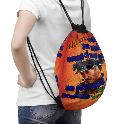 high noon - Drawstring Bag (burnt orange)