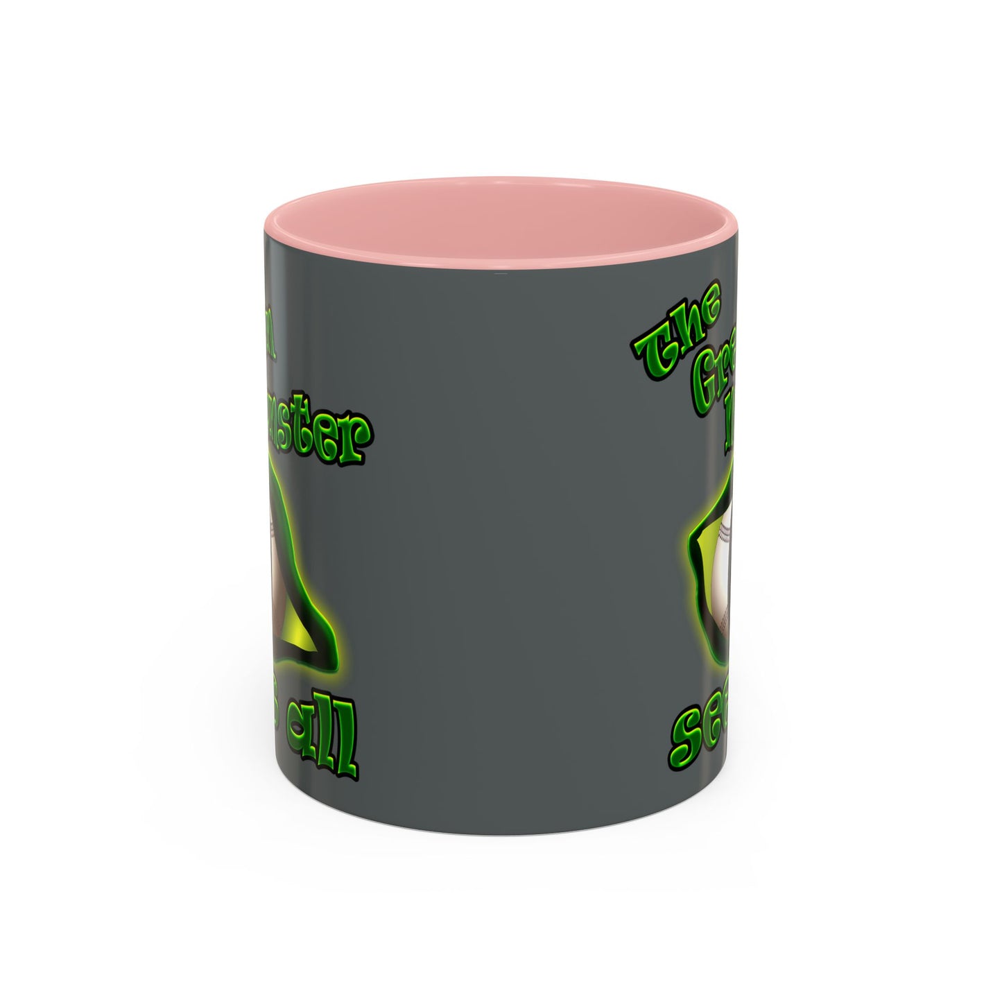 green monster - Accent Mug (dark grey)