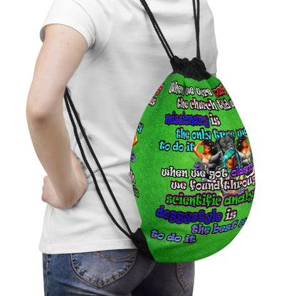 doggystyle - Drawstring Bag (green turf)