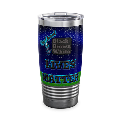 irrelevant - Ringneck Tumbler, 20oz ('snoops' background)