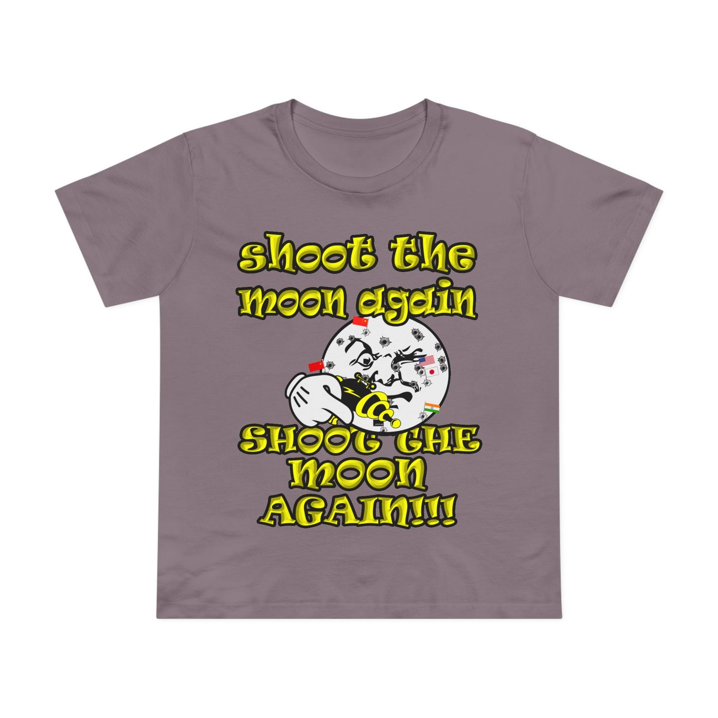 shoot the moon again - Women’s Maple Tee
