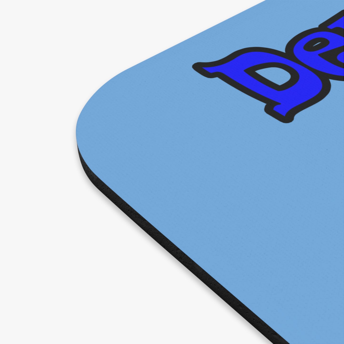 donkeys and elephants - Mouse Pad (Rectangle) (light blue)