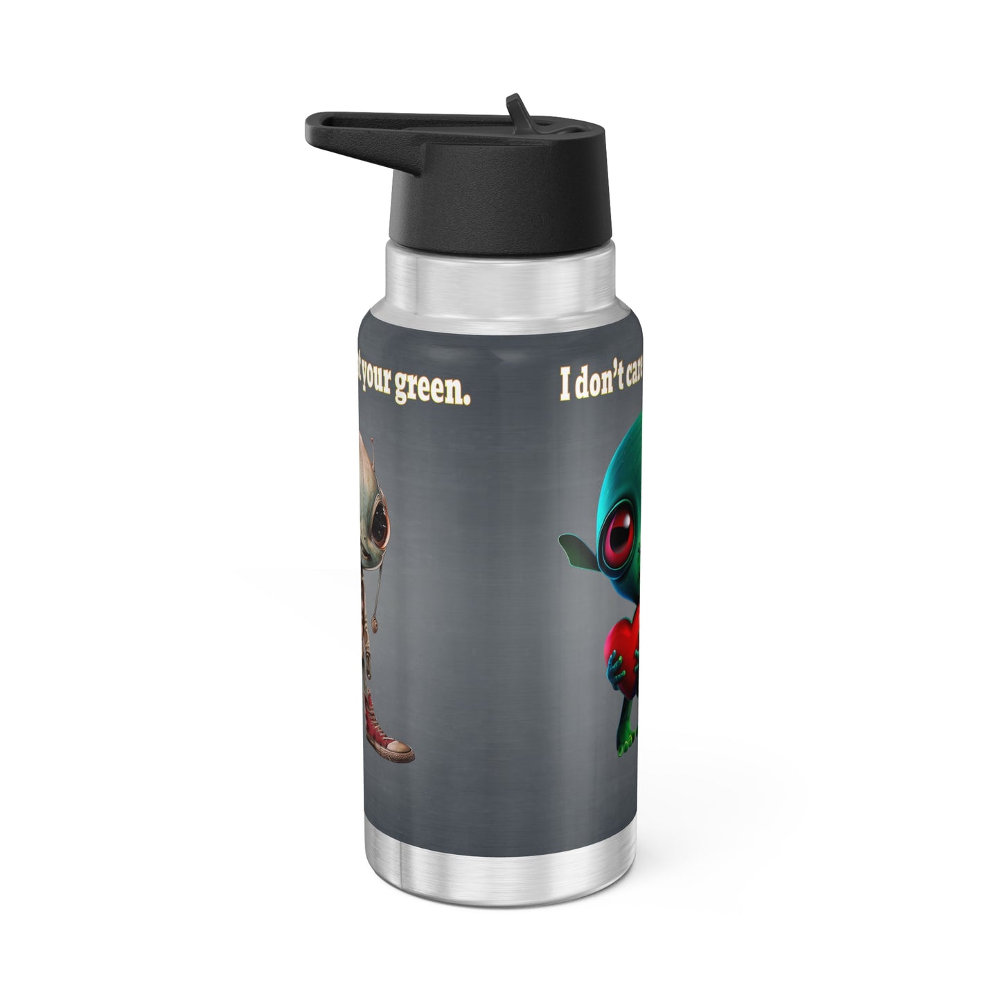 I don't care that your grey - Gator Tumbler, 32oz  (grey-light grey)