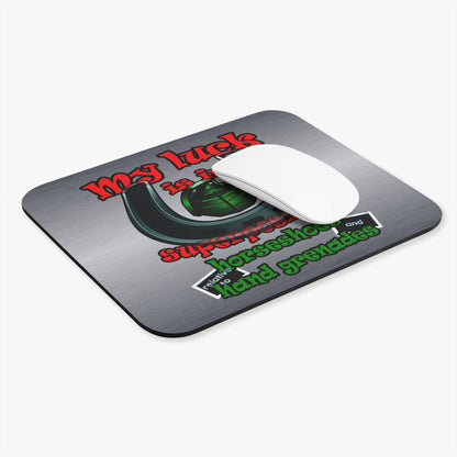my luck - Mouse Pad (Rectangle) (brushed nickel)