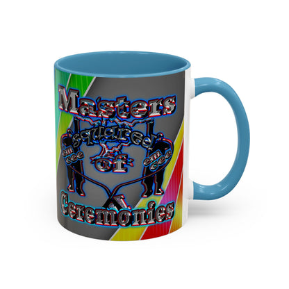 em cee squared - Accent Mug (rainbow split)