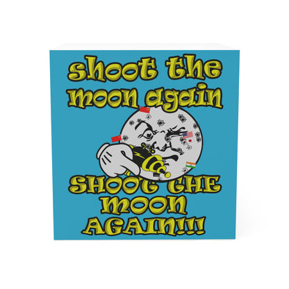 shoot the moon again - note cube (turquoise)